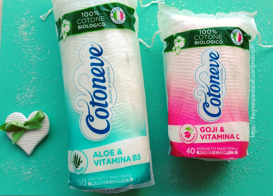 Collaborazione, Cotoneve, Dischetti, Viso, Skincare, Aloe, Goji