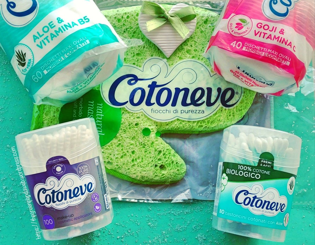 Collaborazione, Cotoneve, guanto, massaggio, dischetti, bastoncini, viso, corpo, makeup, skincare, applicatori cosmetici