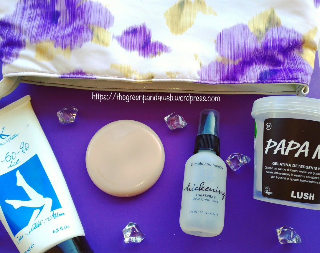 Empties, Fall, prodotti finiti, Alkemilla, Alkemilla Eco bio cosmetic, crema, anticellulite, crema anticellulite, ice, 90 60 90, Neve cosmetics, cipria, powder, flat perfection, velvet matte, Bumble and Bumble, Thickening hairspray, spray volumizzante, capelli, hair, Lush, Papa Noel, gelatina, detergente viso, detergente, face, facewash 