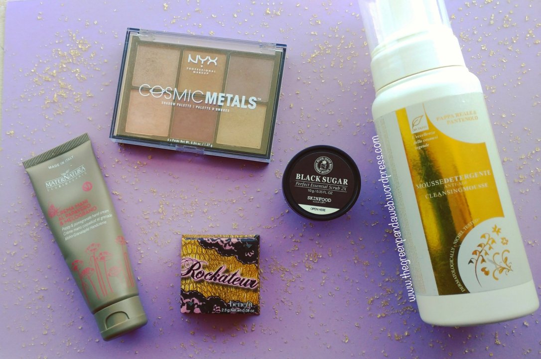 Yay, Nay, Yay or Nay, Makeup, Skincare, Crema, crema mani, Maternatura, handcream, Palette, Ombretti, Nyx, Cosmic Metals, eyeshadow, Benefit, Blush, Rockateur, Scrub, Scrub viso, face Scrub, Skinfood, Black Sugar, Detergente, Mousse, Dr Taffi, Facewash,