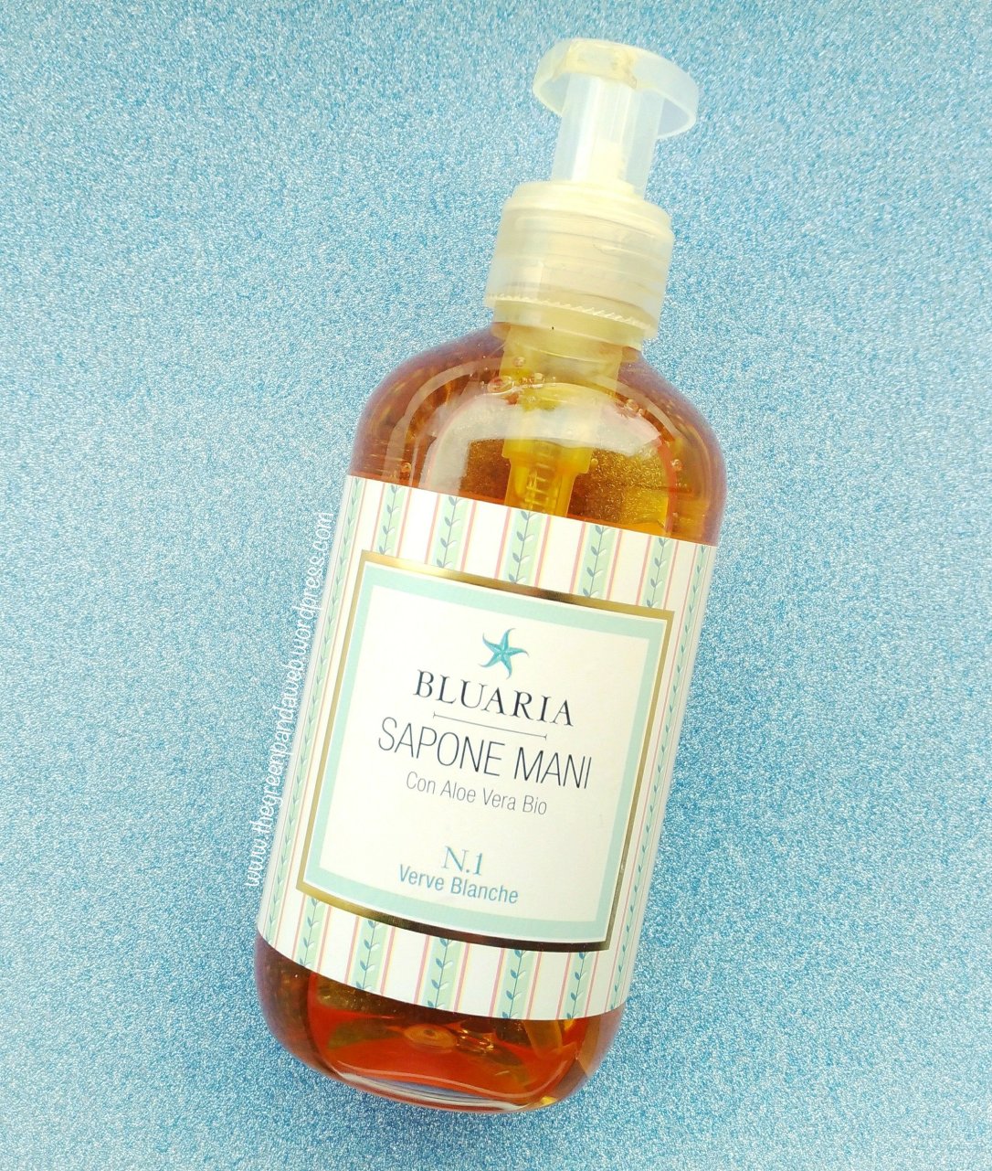 Sapone, mani, sapone mani, soap, handsoap, hands, Bluaria, Bluaria Home Beauty, Home beauty, Verve blanche, skincare, handcare, review, recensione