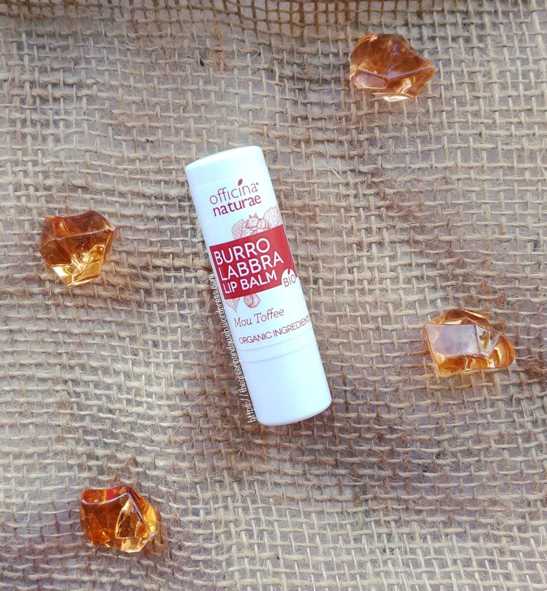 Recensione, review, burrocacao, burro labbra, lipbalm, mou, Officina Naturae, burro labbra mou Officina Naturae, burro labbra Officina Naturae, toffee